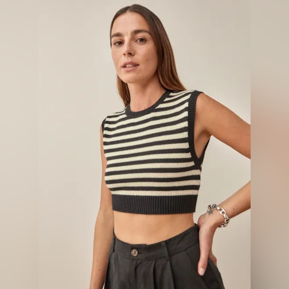 Reformation Romina Cropped Sweater